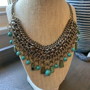 Multi Chain Beaded Necklace